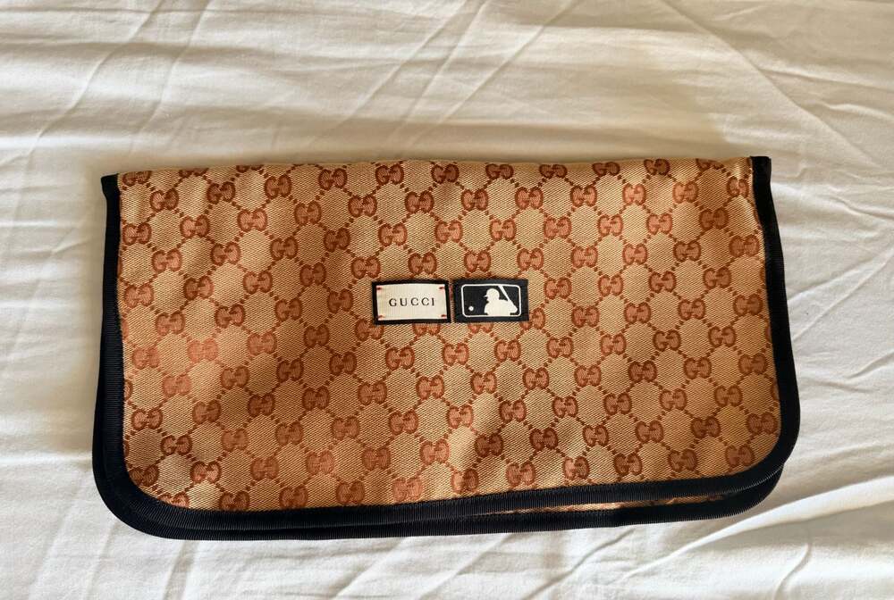 Gucci x MLB collaboration Clutch Bag in GG Monogram Canvas